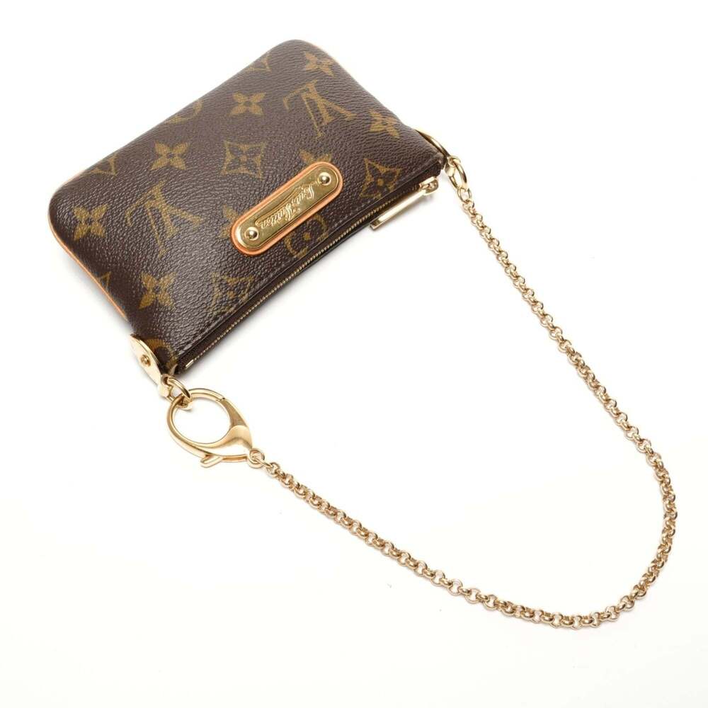 LOUIS VUITTON Authentic Brown Monogram Pochette Shoulder Bag - Picture 8 of 12